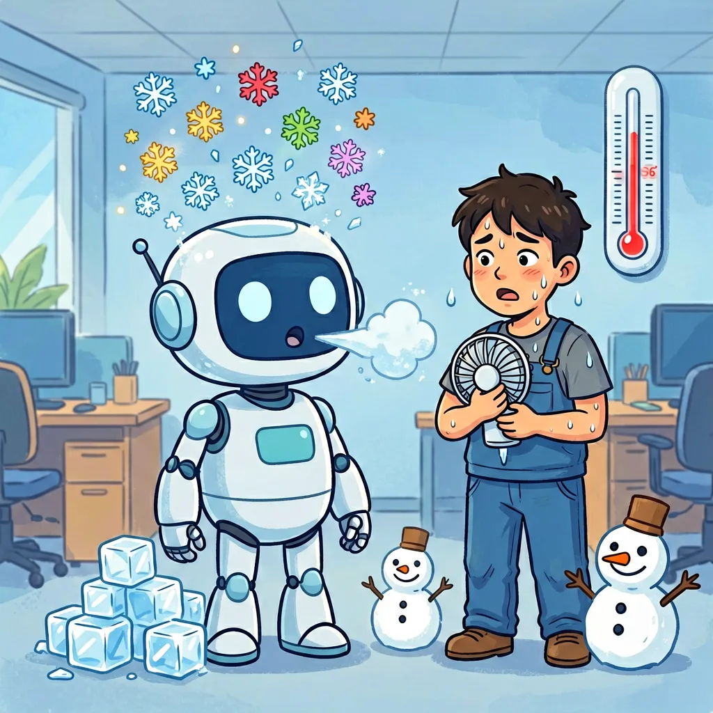 AI冷笑话高温预警